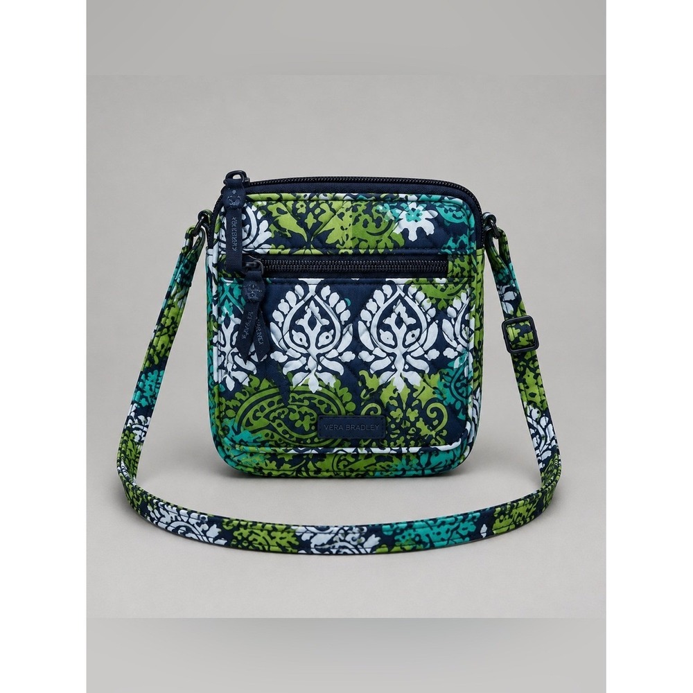 Vera Bradley Caribbean Sea CrossBody Mini Hipster Purse Bag Bohemian Retired